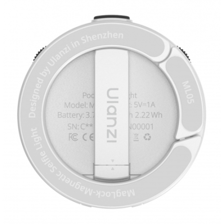 Ulanzi ML05 (biała) - magnetyczna lampa LED do smartfona z lusterkiem